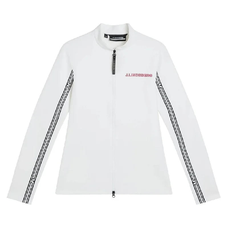 versatile coatJ.Lindeberg Wildcat Full Zip Mid Layer Golf Jacket White - FW23 Women