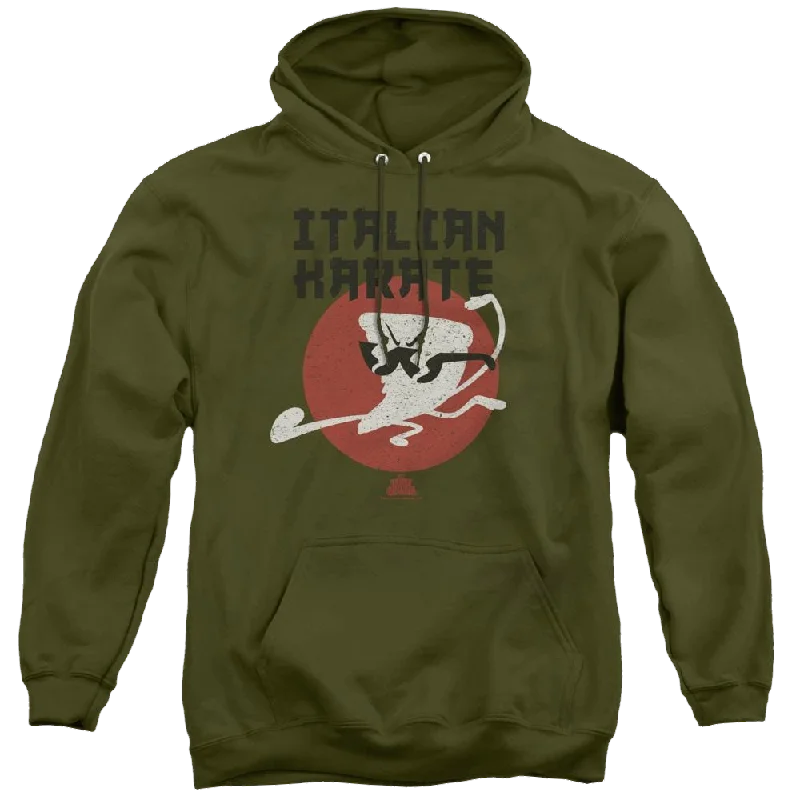 cozy pullover hoodieUncle Grandpa Italian Karate - Pullover Hoodie