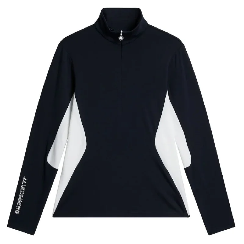 chic outerwearJ.Lindeberg Coockies Mid Layer Golf Pullover JL Navy - FW23 Women