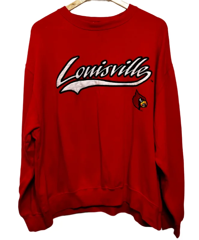 warm athletic hoodieStarter Louisville Cardinals Sweatshirt (Size XL)