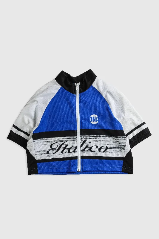 high-end athletic hoodieRework Crop Cycling Jersey - L