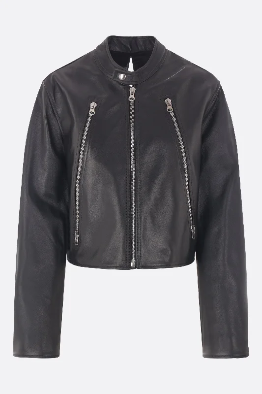 winter coattwist leather jacket