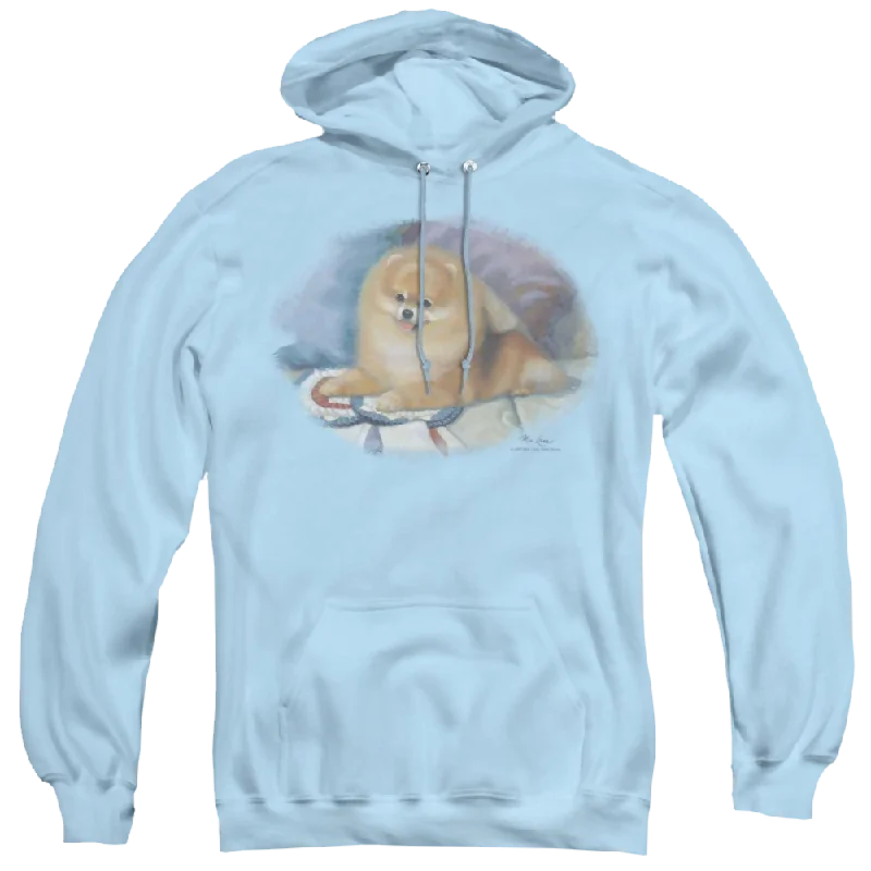 comfy hoodieWild Wings Pomeranian Portrait - Pullover Hoodie