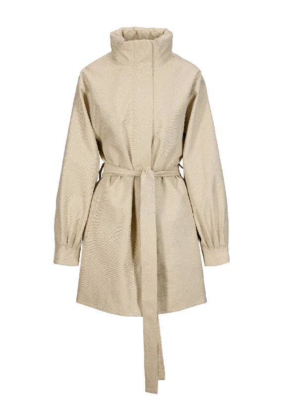 chic wool coatRossby Coat - Beige Denim