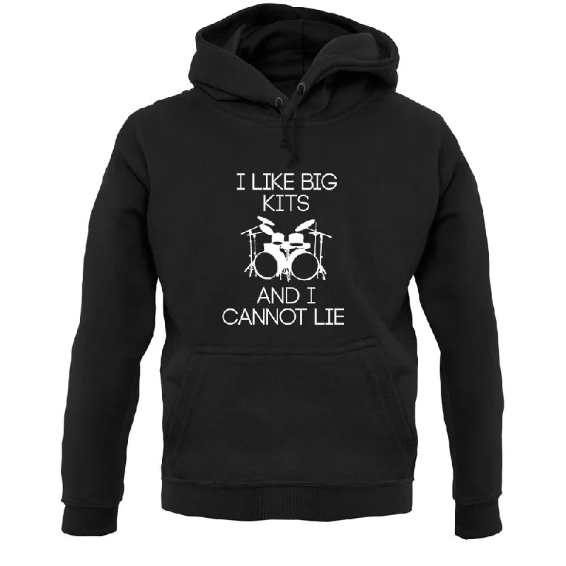 comfortable hooded sweatshirtI Like Big Kits And I Cannot Lie Unisex Hoodie