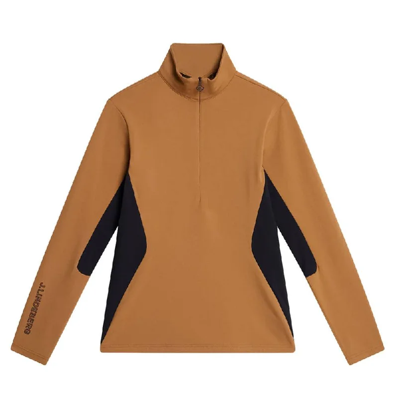 warm outerwearJ.Lindeberg Coockies Mid Layer Golf Pullover Chipmunk - FW23 Women