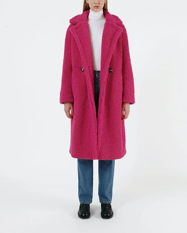 comfortable coatAnoushka Fuchsia