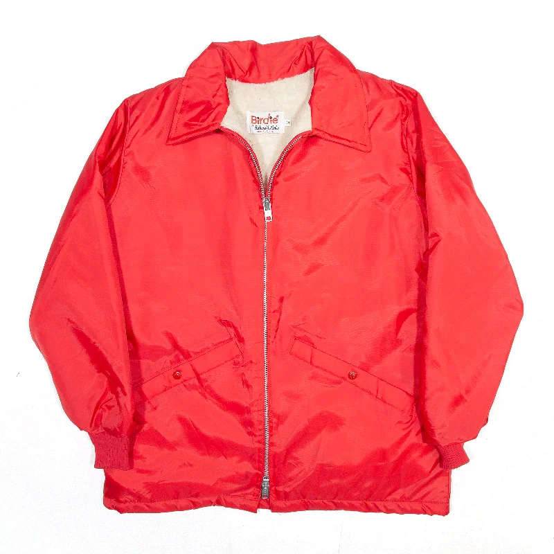 elegant coatBIRDIE Congers Ladies Fire Aux Red 90s Nylon Jacket Womens M