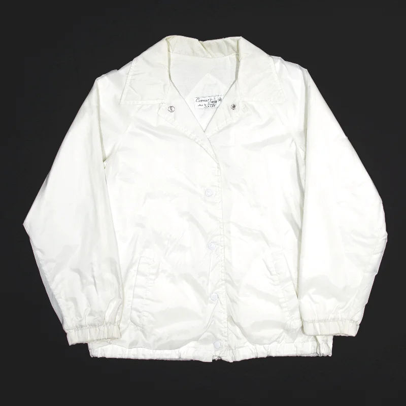 oversized trench coatCURRENT SEEN White 90s Nylon Coach Jacket Womens M