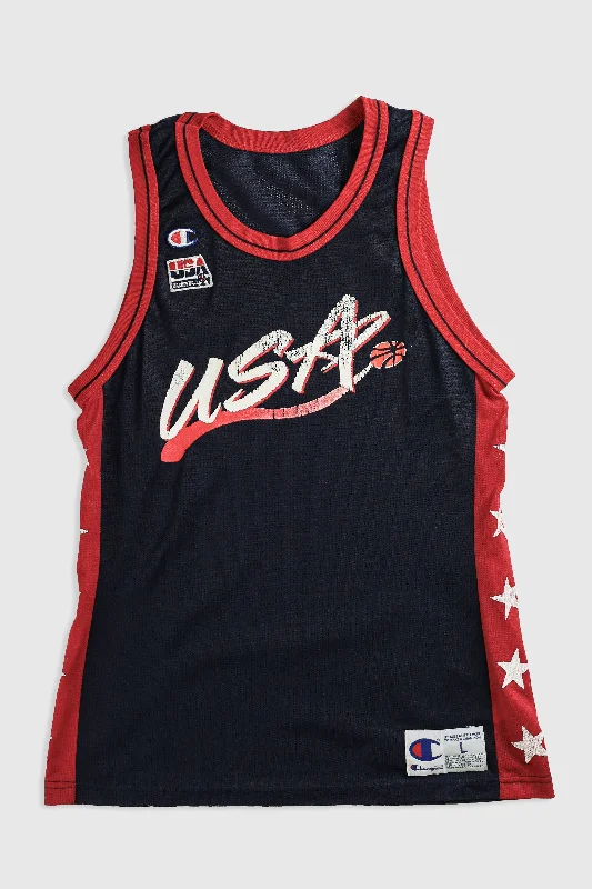 performance workout sweatshirtVintage USA Basketball Jersey - M