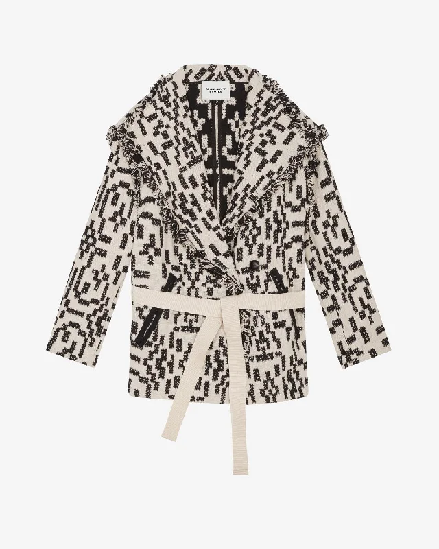 graphic coatFaith Coat