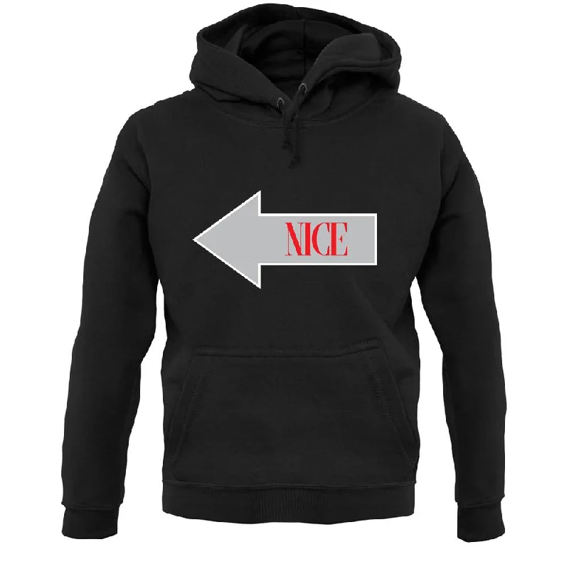 minimalist hooded sweatshirtNice Arrow Unisex Hoodie