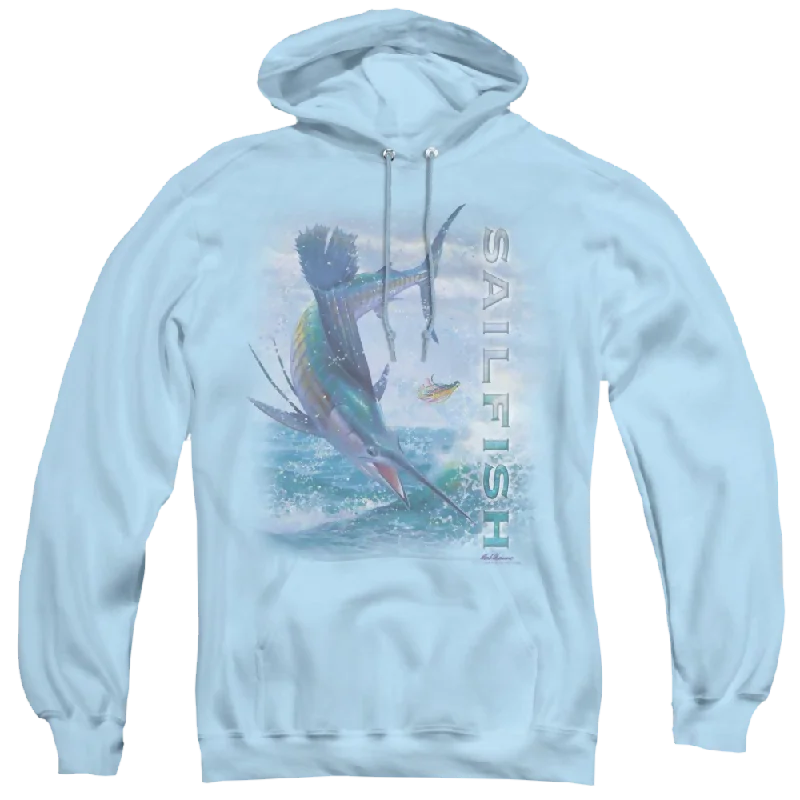 fashion hooded jacketWild Wings Leaping Sailfish - Pullover Hoodie