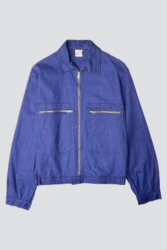 oversized coatBlue Zip Work Jacket