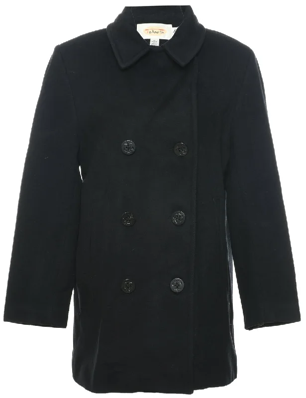 comfortable outerwearTalbots Wool Peacoat - L