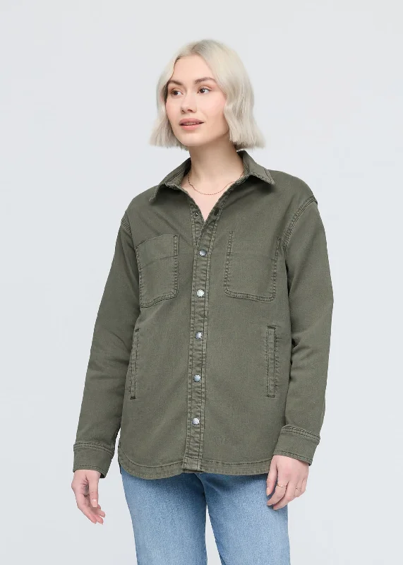 trendy jacketLuxTwill Overshirt -  Thyme