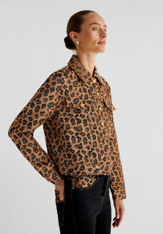 outdoor coatANIMAL PRINT JACKET