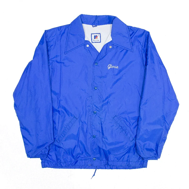 stylish peacoatRENNOC Tappan NY Blue 90s Nylon Coach Jacket Womens M