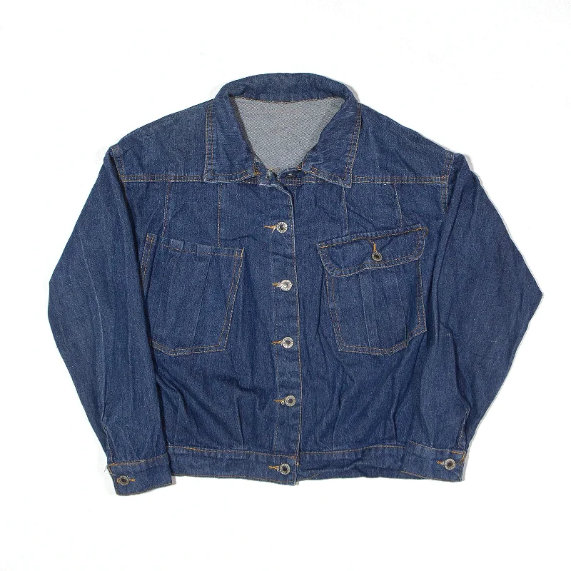 street style coatJacket Blue Denim Womens M