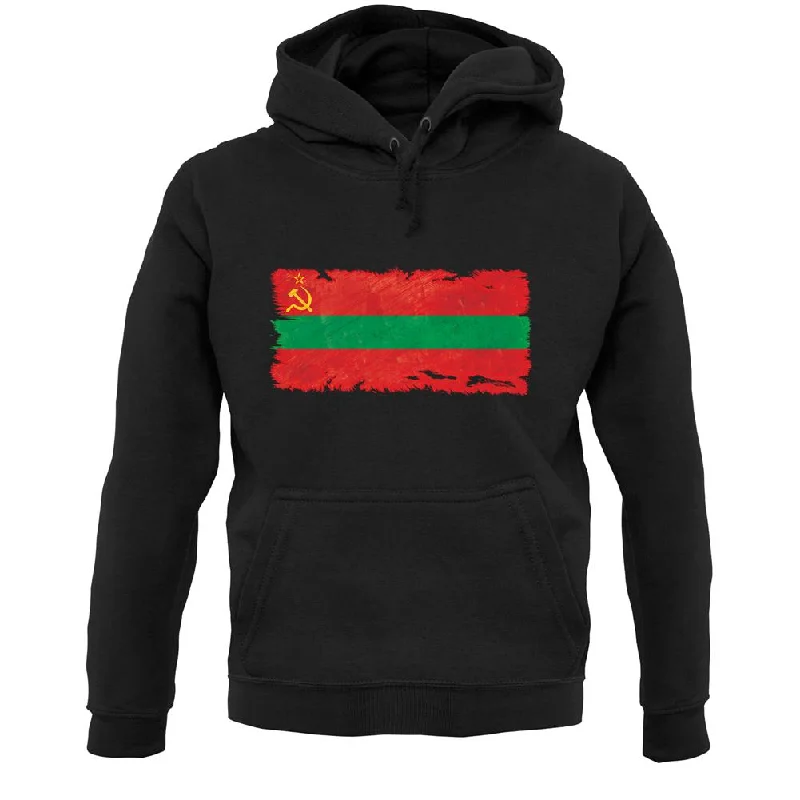 oversized hooded sweatshirtTransnistria Grunge Style Flag Unisex Hoodie