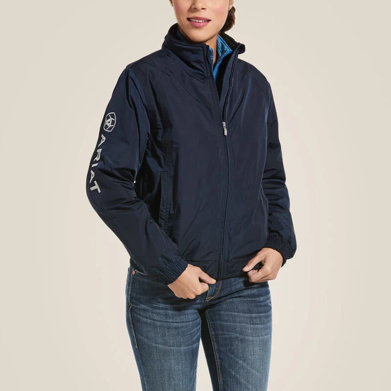 cold weather jacketAriat Women's Stable Insulated Jacket, Navy