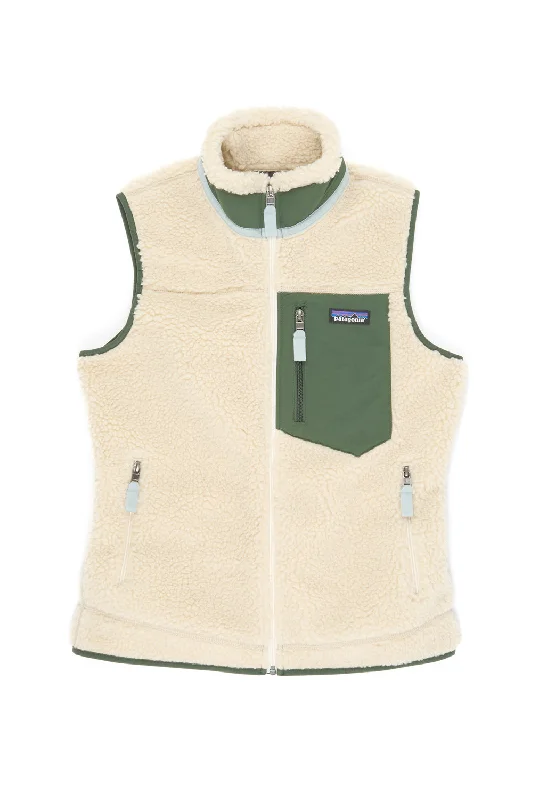 warm trench coatPatagonia Women's Classic Retro-X Vest - Dark Natural w/Torrey Pine Green