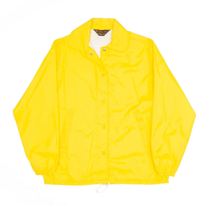 lightweight winter coatPLA-JAC Yellow 90s Nylon Coach Jacket Womens M