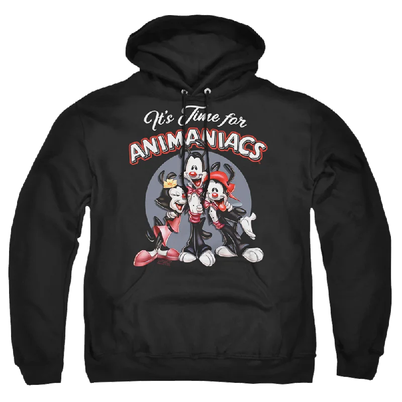 casual streetwear hoodieAnimaniacs Its Time For - Pullover Hoodie