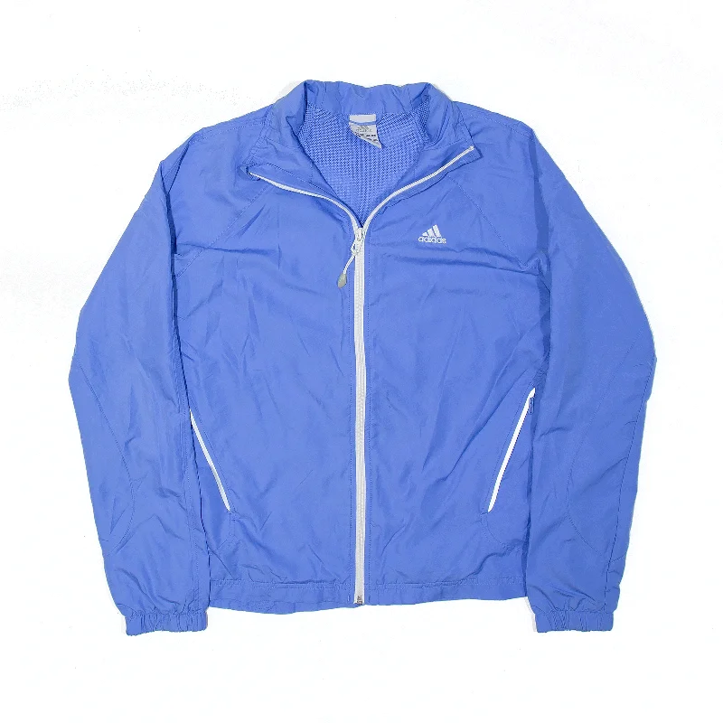 casual coatADIDAS Sports Blue Lightweight Shell Jacket Womens M