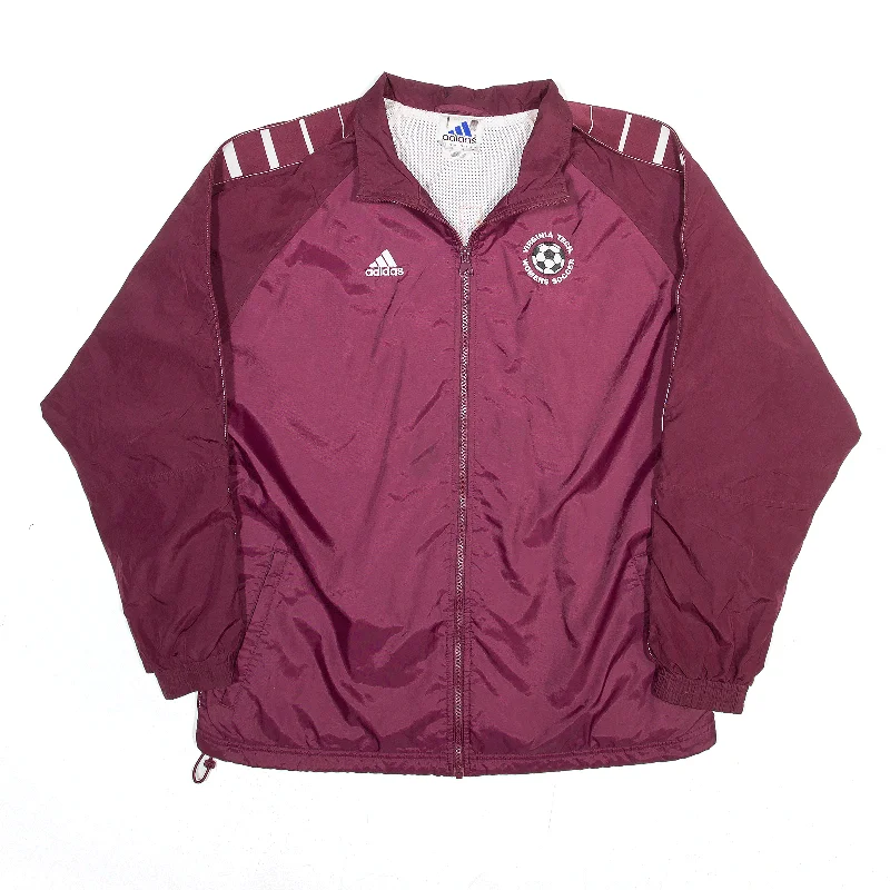 trendy bomber coatADIDAS Virginia Tech Womens Soccer Maroon Nylon Track Jacket Womens L