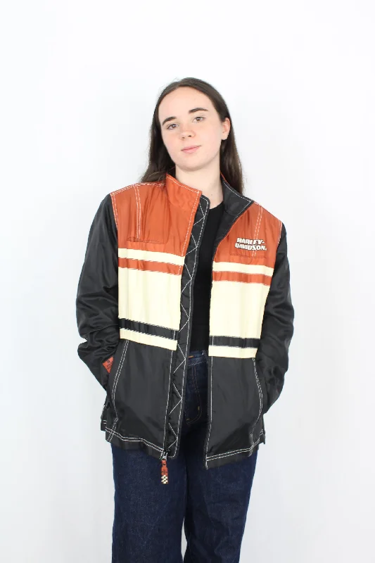 sleek jacketHarley Davidson - Vintage Motorcycle Jacket