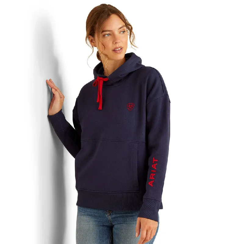 10052773 Ariat Women's Rabere Hoodie - Navy Eclipse