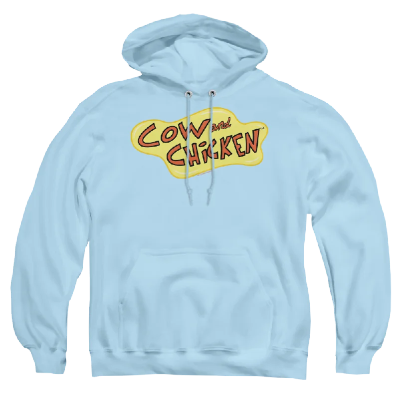 cozy hooded sweatshirtCow & Chicken Cow Chicken Logo - Pullover Hoodie