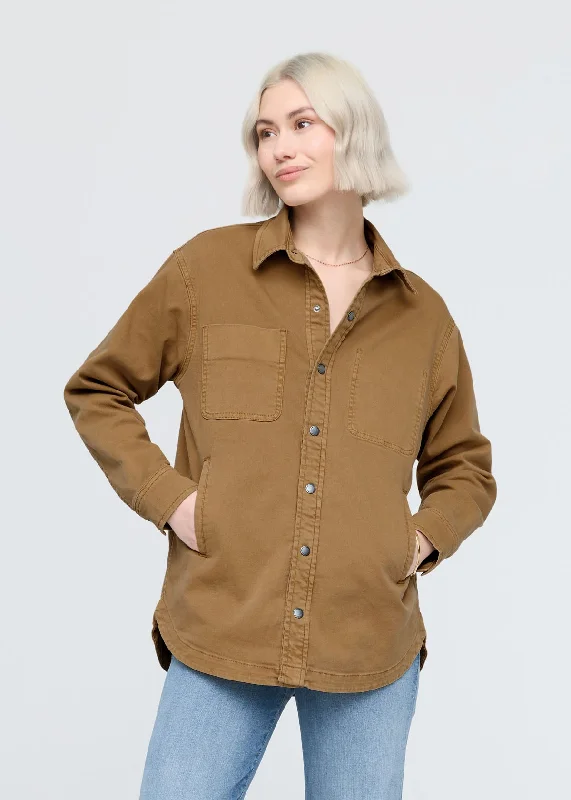 cold weather jacketLuxTwill Overshirt -  Camel