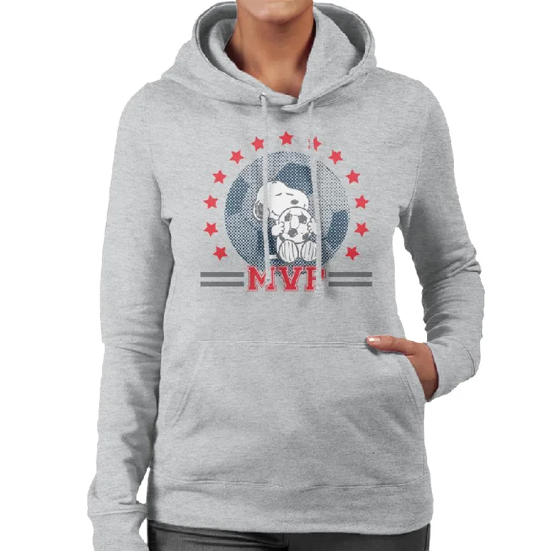 slim-fit hooded sweatshirtPeanuts Football Snoopy MVP Women's Hooded Sweatshirt