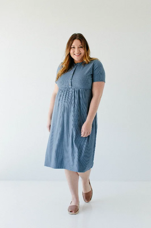 wrap dress'Heidi' Nursing Friendly Ribbed Knit Dress