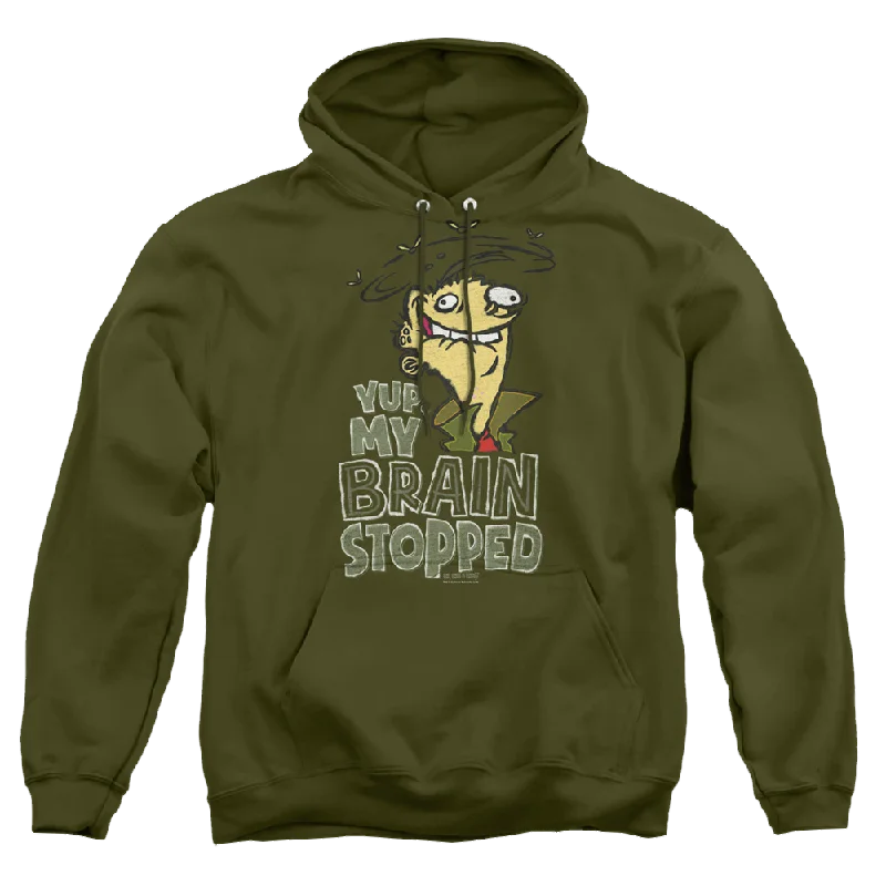 fleece hoodieEd, Edd n Eddy Brain Dead Ed - Pullover Hoodie