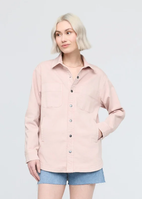 oversized puffer coatLuxTwill Overshirt -  Soft Rose