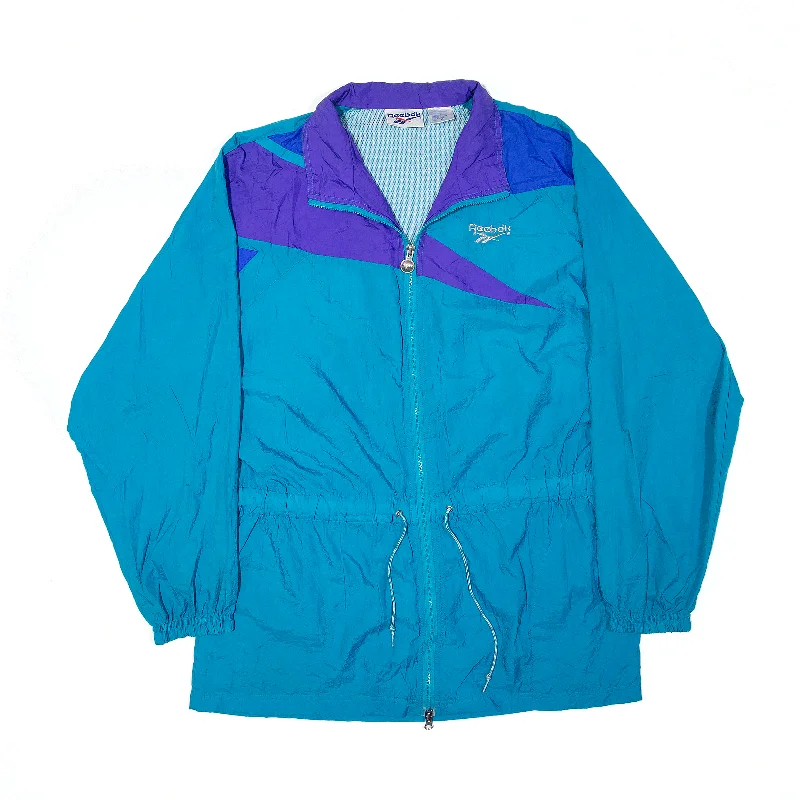 fashionable outerwearREEBOK Sports Blue 90s Nylon Shell Jacket Womens XL