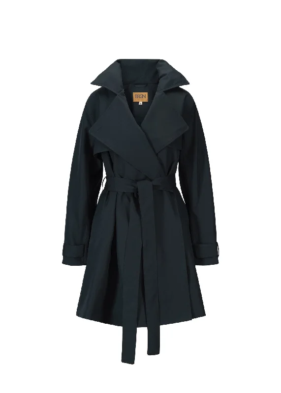 insulated trench coatYr'en Coat - Dark Navy