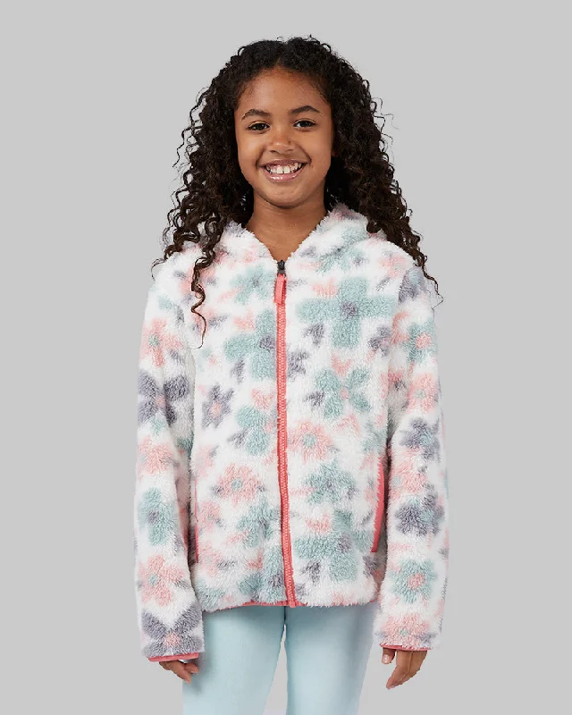 lightweight winter coatGIRLS' SOFT SHERPA HOODED FULL-ZIP