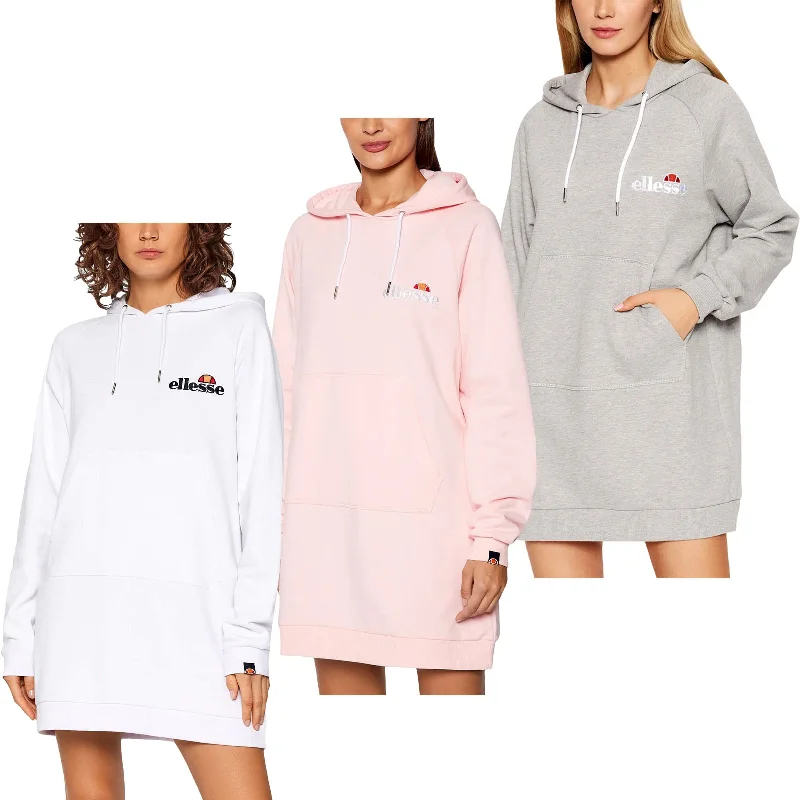 Ellesse Womens Honey Long Hoodie Dress