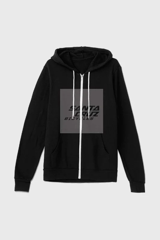 Santa Cruz Squared Zip Hoody - Black