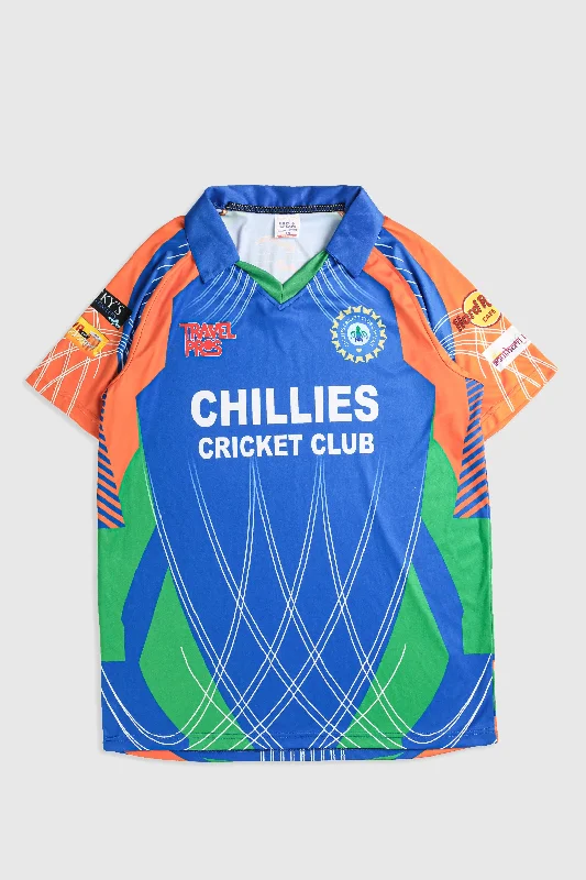 trendy fitness sweatshirtVintage Chillies Cricket Club Jersey